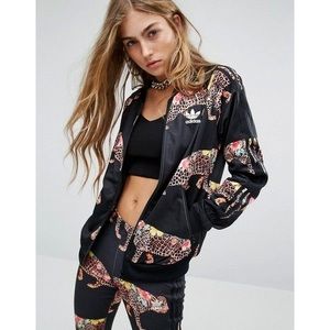 Adidas Leopard print Bomber
